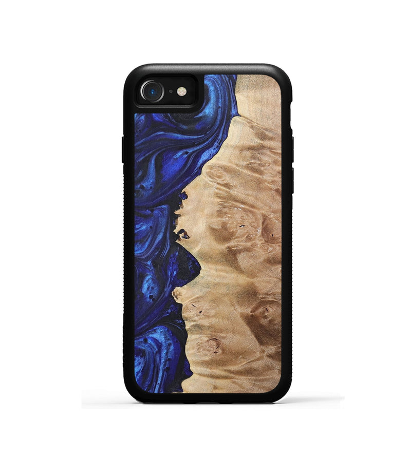 iPhone SE Wood Phone Case - Rodrigo (Blue, 724360)