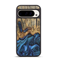 Pixel 9 Wood Phone Case - Ian (Blue, 724366)