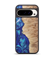 Pixel 9 Wood Phone Case - Nehemiah (Blue, 724368)