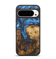 Pixel 9 Wood Phone Case - Gretchen (Blue, 724370)