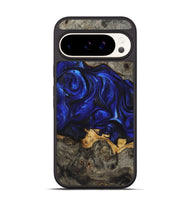 Pixel 9 Wood Phone Case - Alaya (Blue, 724372)