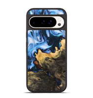 Pixel 9 Wood Phone Case - Pam (Blue, 724373)