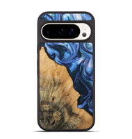 Pixel 9 Wood Phone Case - Branden (Blue, 724375)