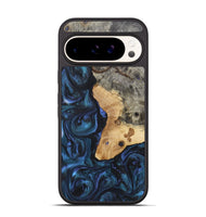 Pixel 9 Wood Phone Case - Jaqueline (Blue, 724377)