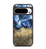 Pixel 9 Wood Phone Case - Trenton (Blue, 724378)