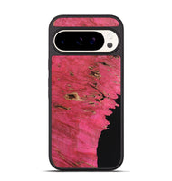 Pixel 9 Wood Phone Case - Bertha (Pure Black, 724380)