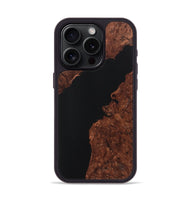 iPhone 15 Pro Wood Phone Case - Grace (Pure Black, 724400)