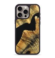 iPhone 15 Pro Max Wood Phone Case - Neil (Pure Black, 724402)