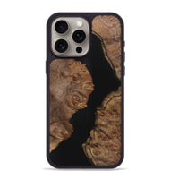 iPhone 15 Pro Max Wood Phone Case - Nadine (Pure Black, 724406)