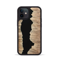 iPhone 12 Wood Phone Case - Jude (Pure Black, 724409)