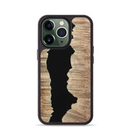 iPhone 13 Pro Wood Phone Case - Jude (Pure Black, 724409)