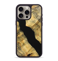 iPhone 15 Pro Max Wood Phone Case - Jasmine (Pure Black, 724410)