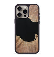 iPhone 15 Pro Max Wood Phone Case - Tate (Pure Black, 724413)