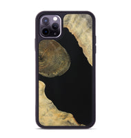 iPhone 11 Pro Max Wood Phone Case - Clarence (Pure Black, 724414)