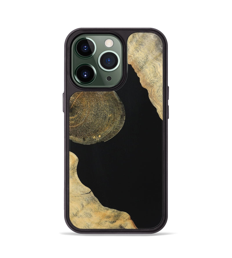 iPhone 13 Pro Wood Phone Case - Clarence (Pure Black, 724414)