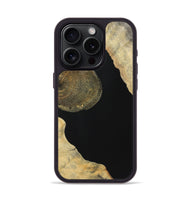 iPhone 15 Pro Wood Phone Case - Clarence (Pure Black, 724414)