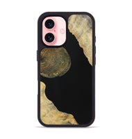 iPhone 16 Wood Phone Case - Clarence (Pure Black, 724414)