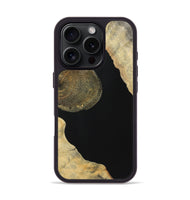 iPhone 16 Pro Wood Phone Case - Clarence (Pure Black, 724414)