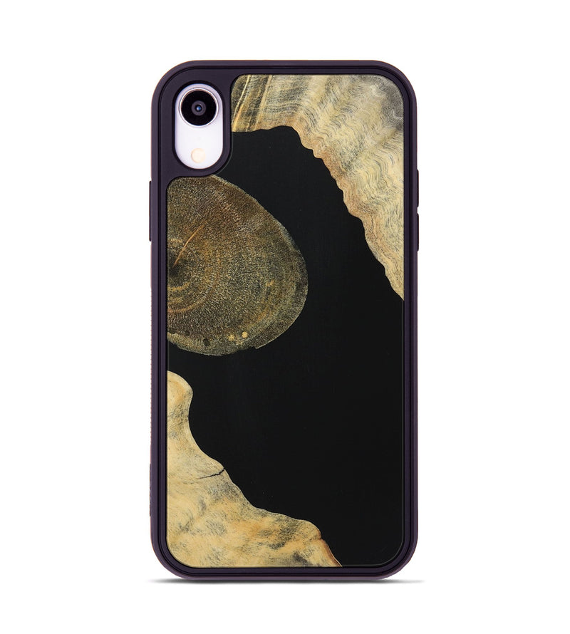 iPhone Xr Wood Phone Case - Clarence (Pure Black, 724414)