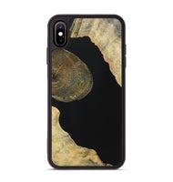 iPhone Xs Max Wood Phone Case - Clarence (Pure Black, 724414)