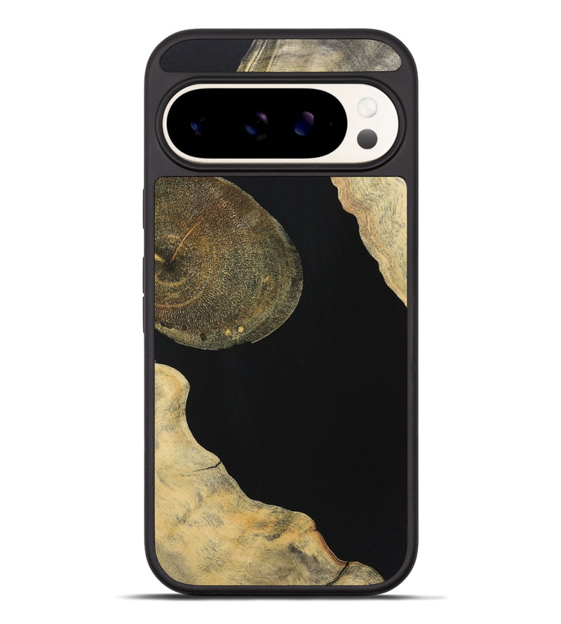 Pixel 9 Pro XL Wood Phone Case - Clarence (Pure Black, 724414)