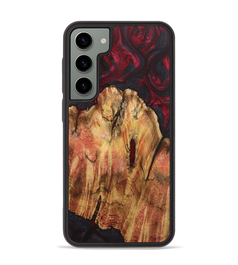 Galaxy S23 Plus Wood Phone Case - Demetrius (Red, 724420)