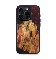 iPhone 15 Pro Wood Phone Case - Demetrius (Red, 724420)