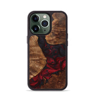 iPhone 13 Pro Wood Phone Case - Anita (Red, 724421)