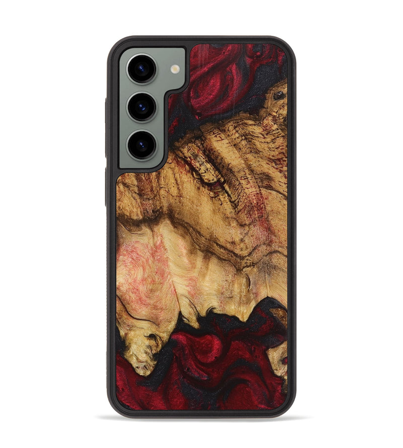 Galaxy S23 Plus Wood Phone Case - Donald (Red, 724422)