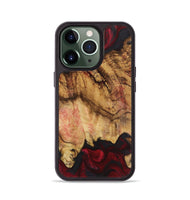 iPhone 13 Pro Wood Phone Case - Donald (Red, 724422)