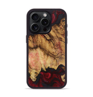 iPhone 15 Pro Wood Phone Case - Donald (Red, 724422)