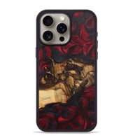 iPhone 15 Pro Max Wood Phone Case - Alexis (Red, 724423)