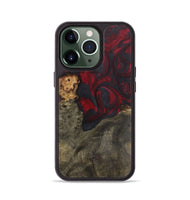 iPhone 13 Pro Wood Phone Case - Alejandro (Red, 724424)