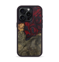 iPhone 15 Pro Wood Phone Case - Alejandro (Red, 724424)