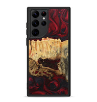 Galaxy S22 Ultra Wood Phone Case - Ramona (Red, 724425)