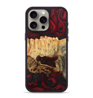 iPhone 15 Pro Max Wood Phone Case - Ramona (Red, 724425)