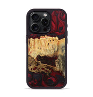 iPhone 15 Pro Wood Phone Case - Ramona (Red, 724425)