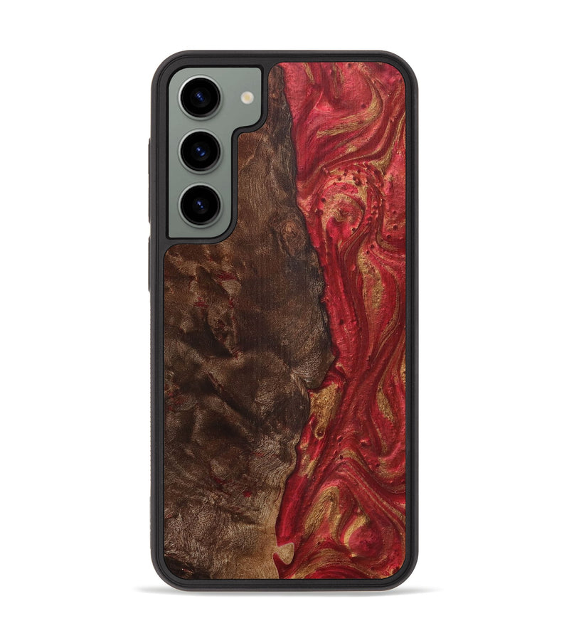 Galaxy S23 Plus Wood Phone Case - Mitchell (Red, 724430)