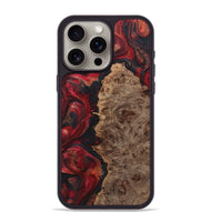 iPhone 15 Pro Max Wood Phone Case - Marley (Red, 724432)