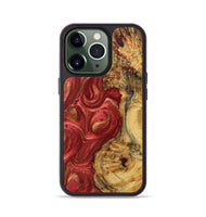 iPhone 13 Pro Wood Phone Case - Kaelyn (Red, 724433)