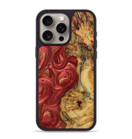 iPhone 15 Pro Max Wood Phone Case - Kaelyn (Red, 724433)