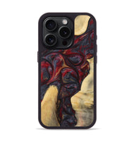 iPhone 15 Pro Wood Phone Case - Cora (Red, 724434)