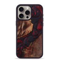 iPhone 15 Pro Max Wood Phone Case - Clyde (Red, 724438)