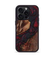 iPhone 15 Pro Wood Phone Case - Clyde (Red, 724438)