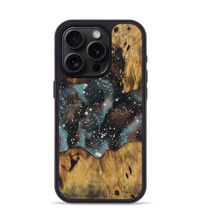 iPhone 15 Pro Wood Phone Case - Damien (Cosmos, 724536)