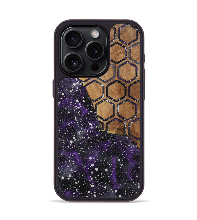 iPhone 15 Pro Wood Phone Case - Ariel (Cosmos, 724561)