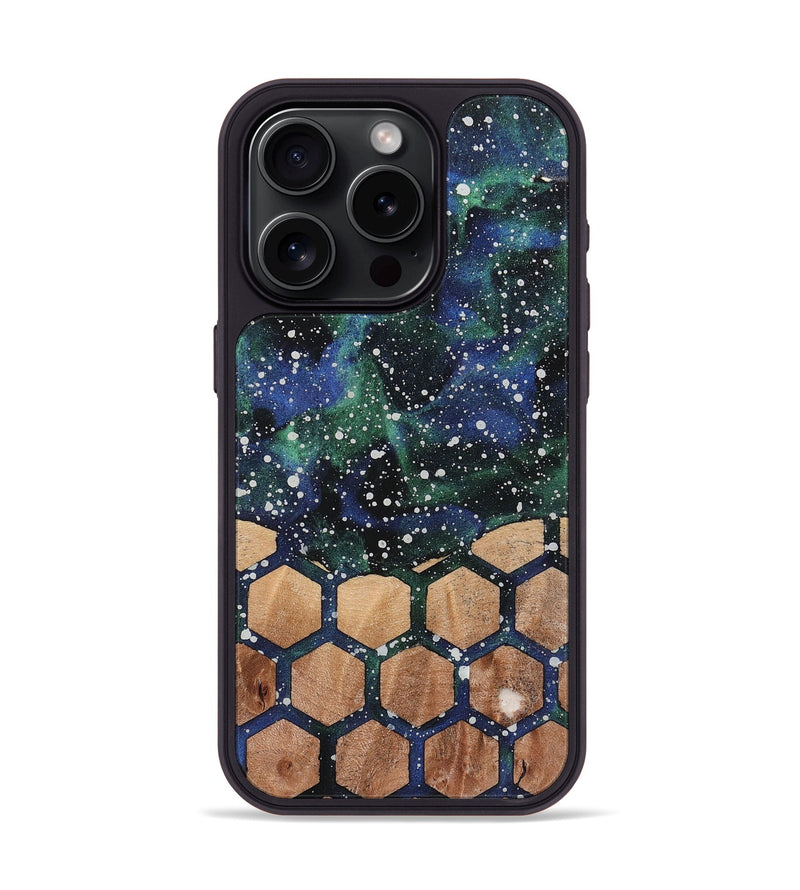 iPhone 15 Pro Wood Phone Case - Charlene (Cosmos, 724609)