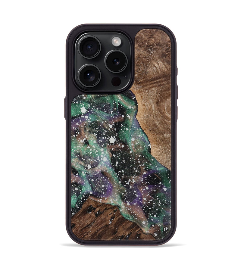 iPhone 15 Pro Wood Phone Case - Joanna (Cosmos, 724619)