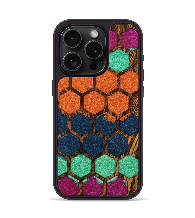 iPhone 15 Pro Wood Phone Case - Ida (Pattern, 724627)