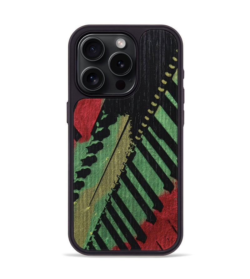 iPhone 15 Pro Wood Phone Case - Itzel (Pattern, 724631)